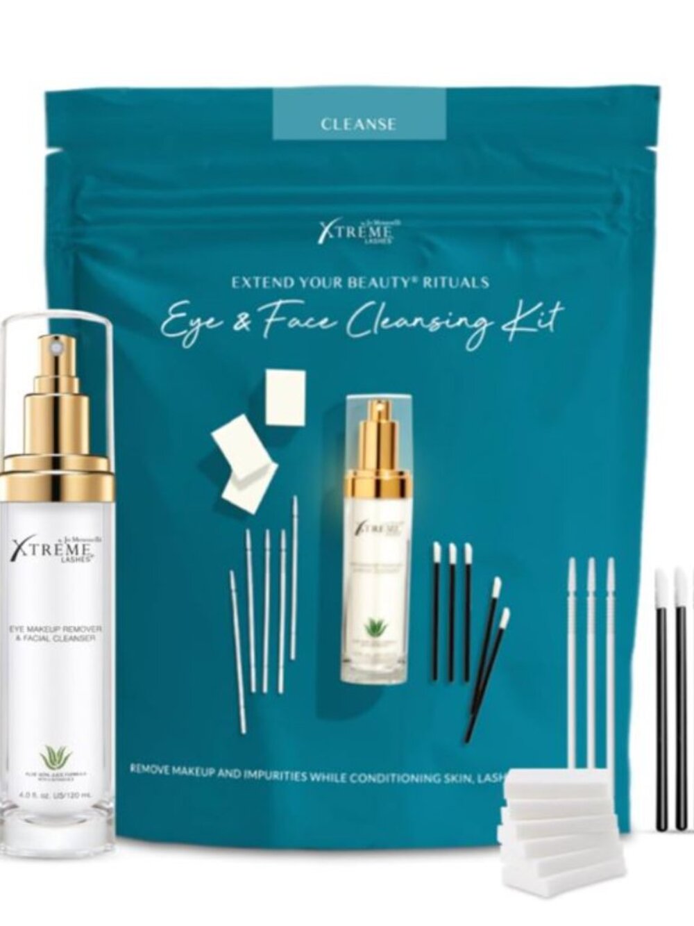 NEW Xtreme Lashes Eye & Face Cleansing Kit - Limited Edition Extend Your Beauty